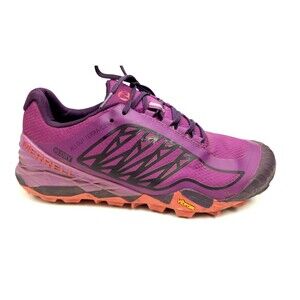 Merrell All Out Terra ice Vibram trail Run Shoe Purple Sz 8.5